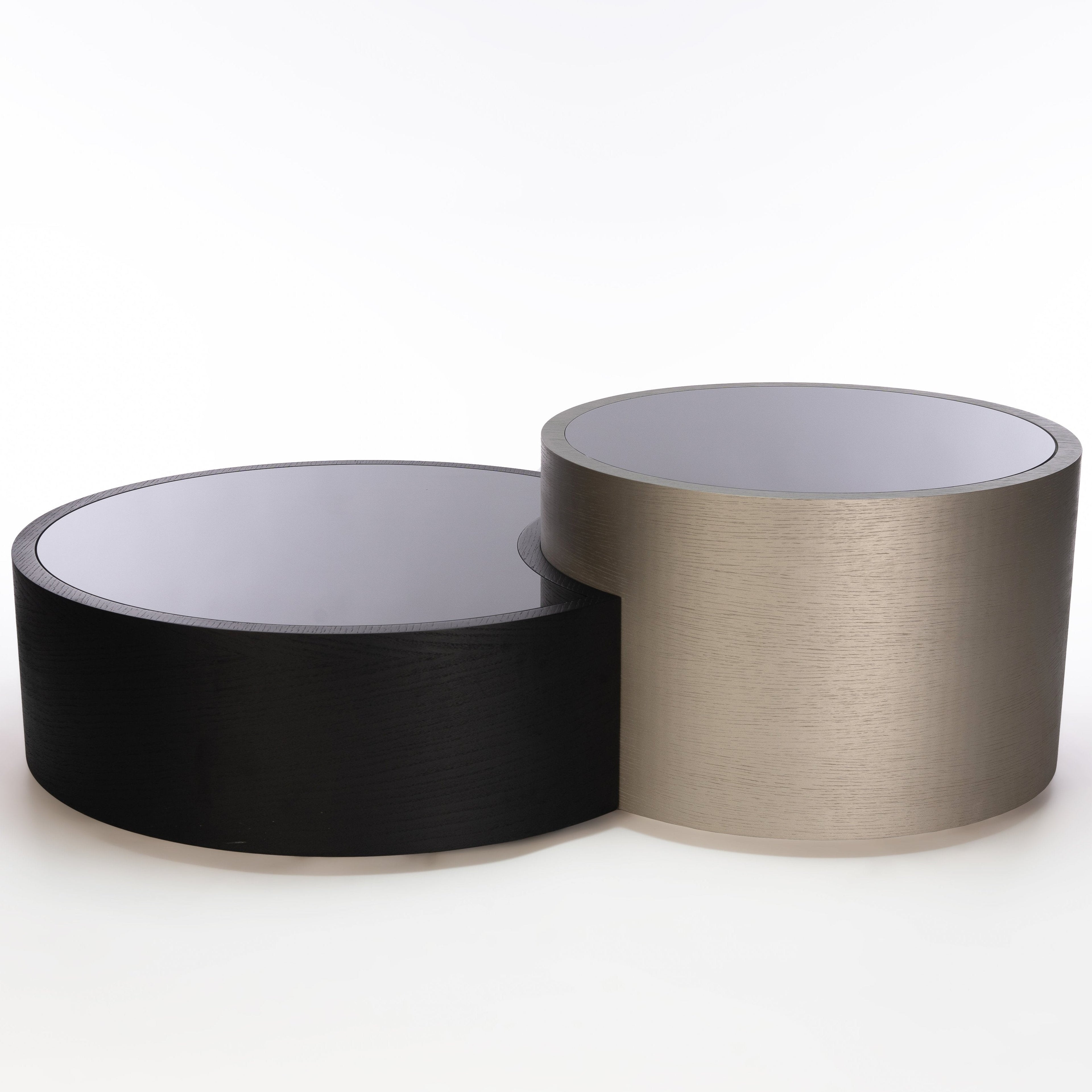 Dual Sehpa – İkili Set, Siyah Meşe