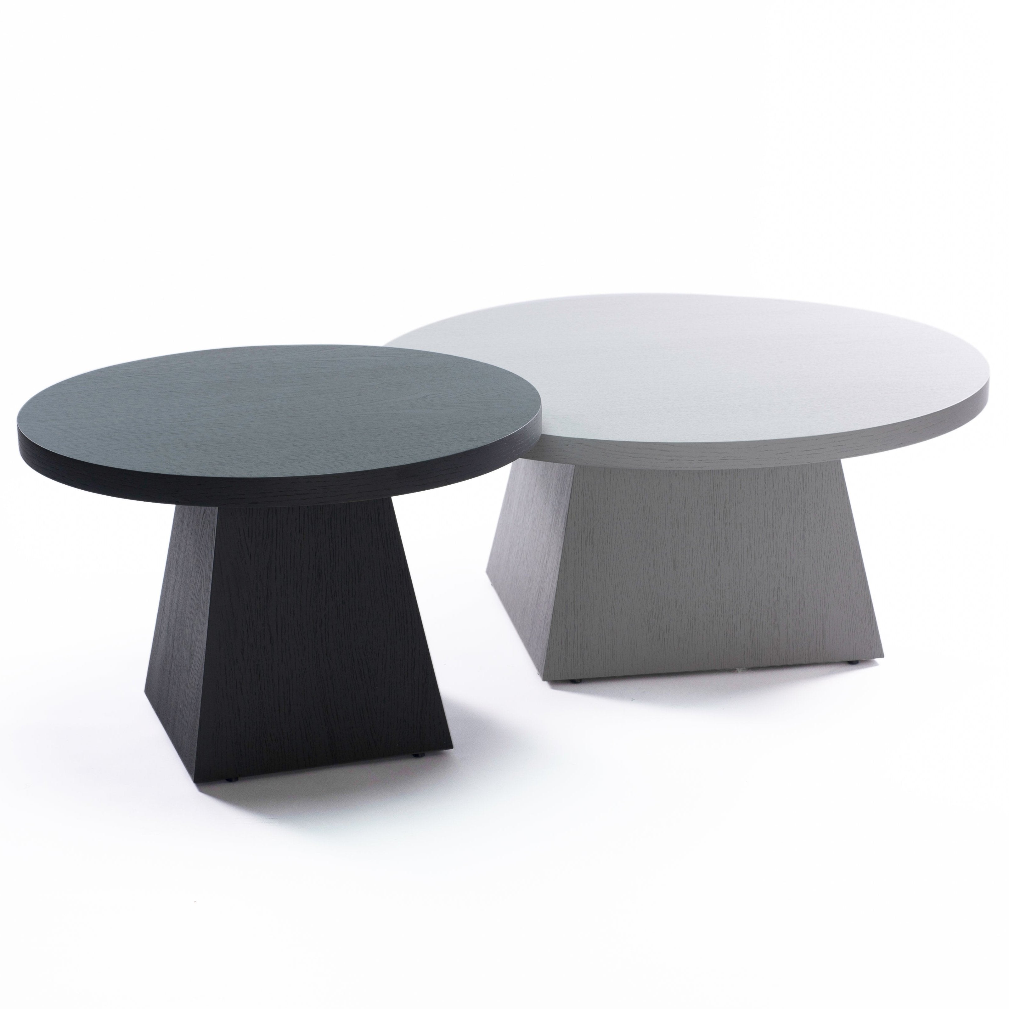 Sehpa Set Coral (2 parçalı) - Krem Meşe Kaplama