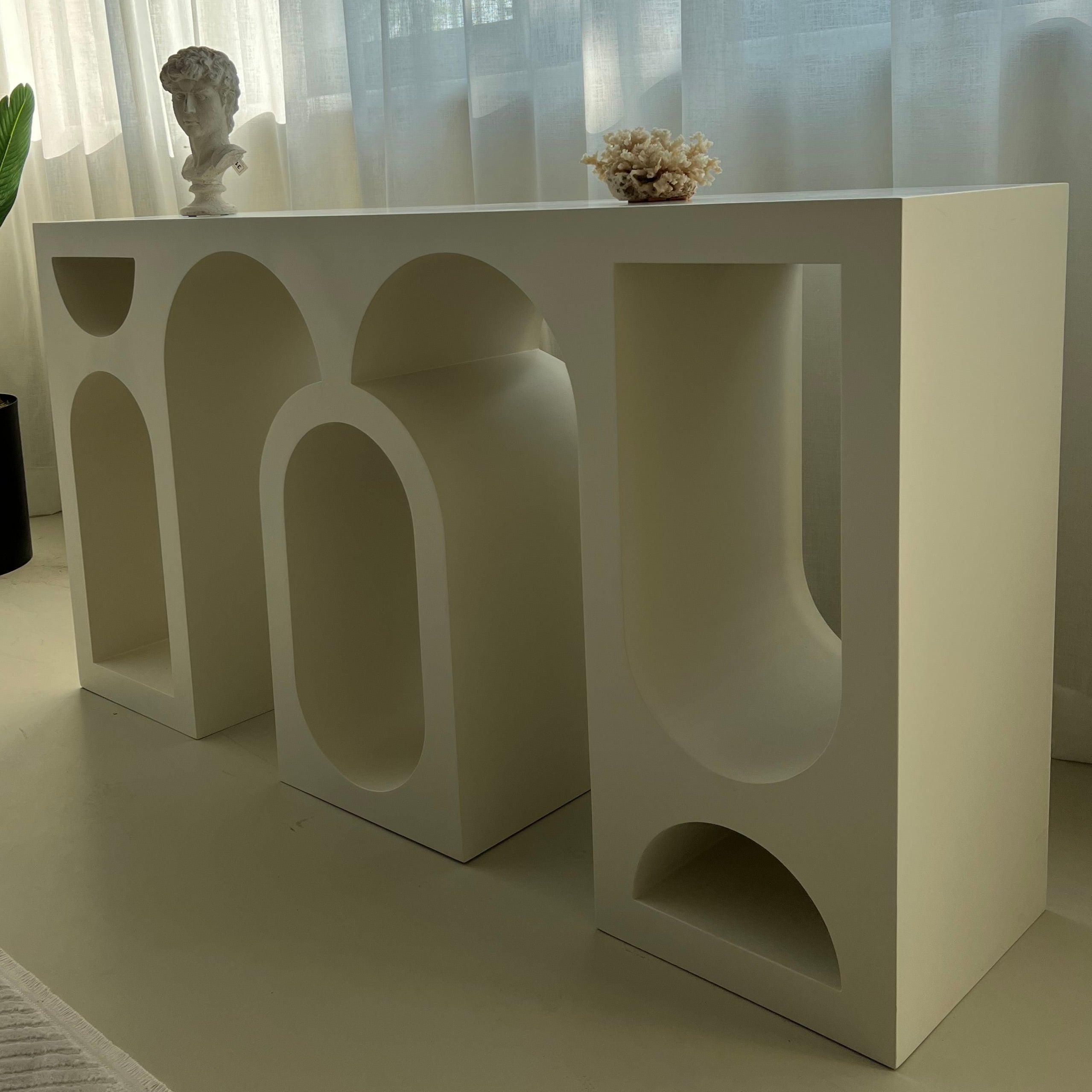 Bugatti Konsol Masası - Bej MDF