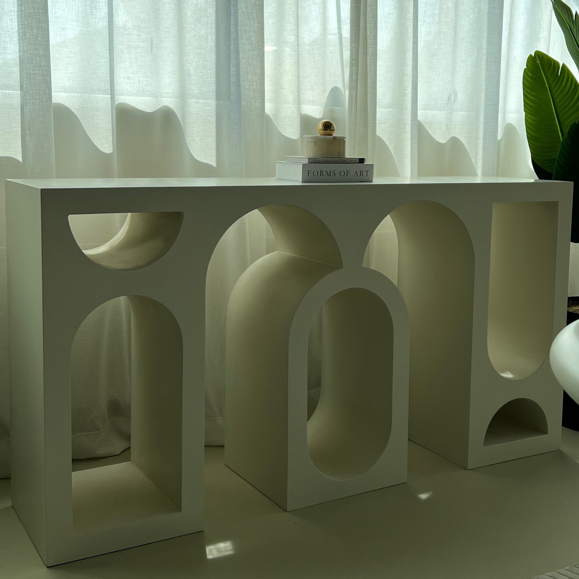 Bugatti Konsol Masası - Bej MDF