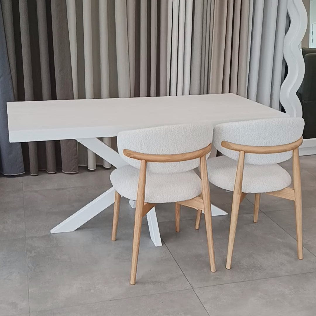 Rotterdam Yemek Masası – Örümcek Ayak, Siyah Meşe