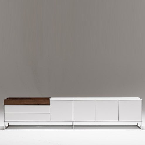 Box TV Ünitesi – Beyaz Ceviz 220cm