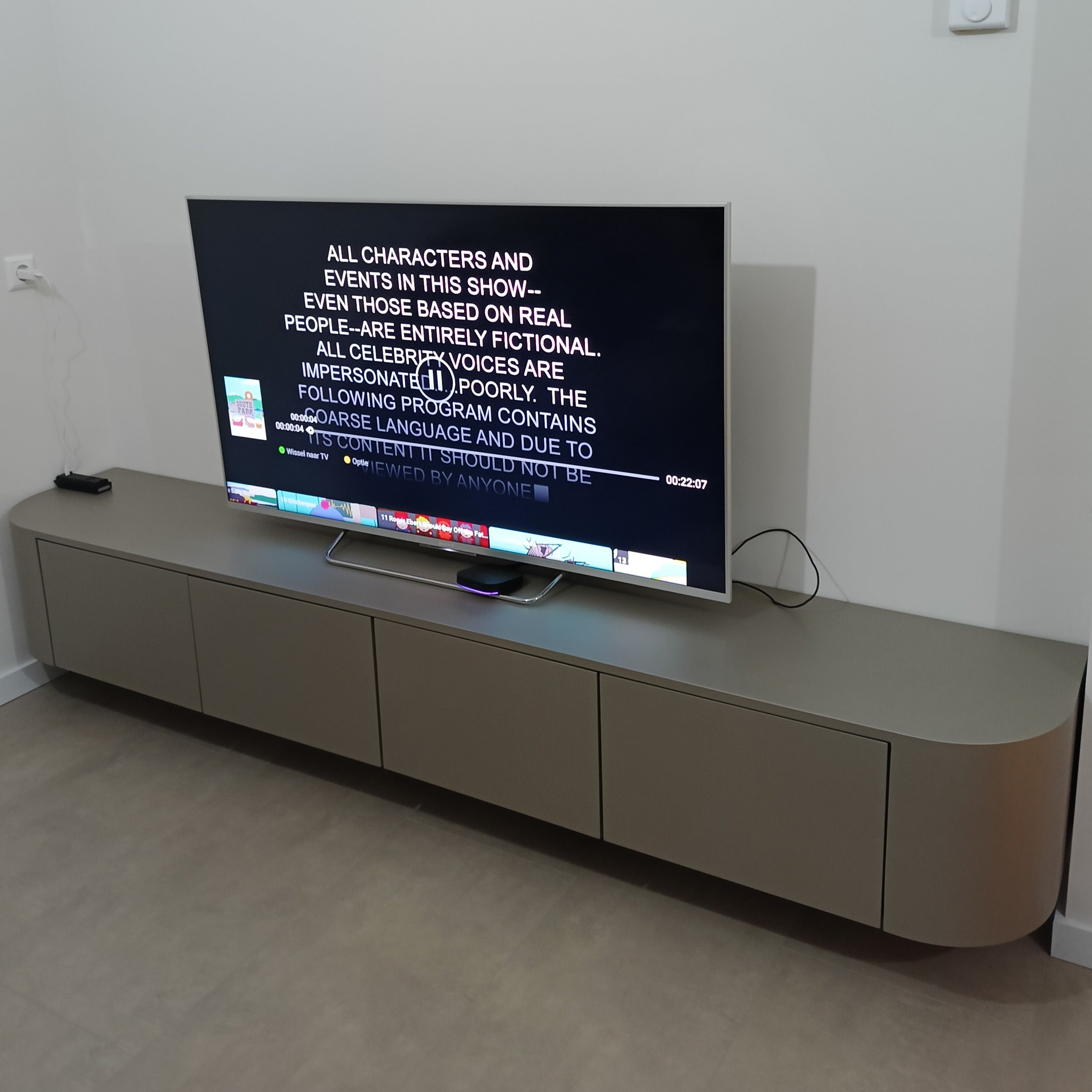Bonbon TV Ünitesi - Platin 3 MDF