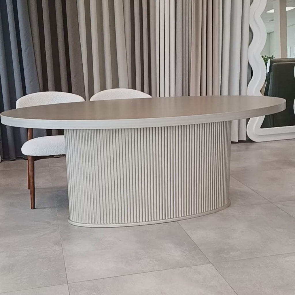 Datca Yemek Masası - Platin 3 MDF