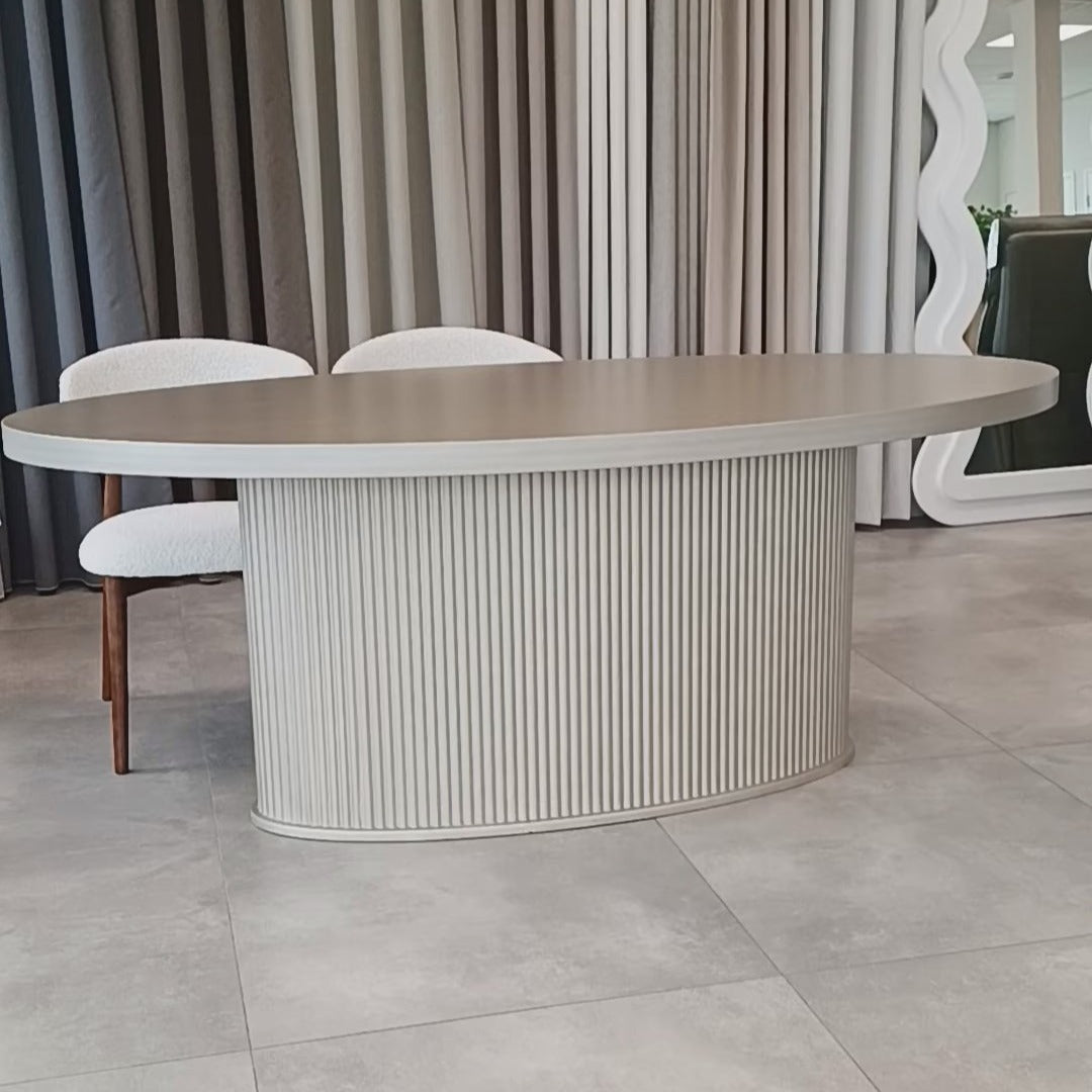 Datca Yemek Masası - Platin 3 MDF