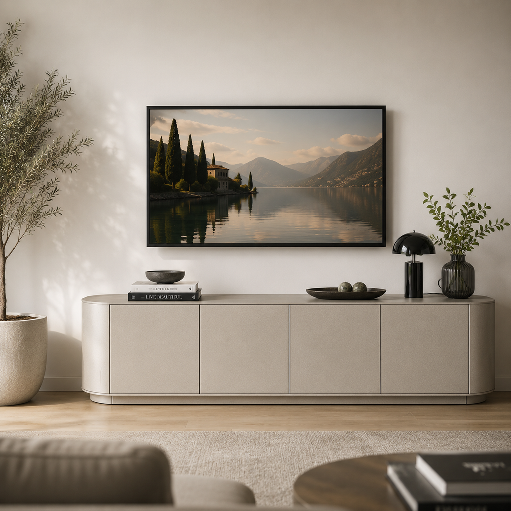 Elips TV Ünitesi – Platin 3 Meşe