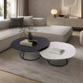 Emorphy Sehpa – İkili Set, Siyah Meşe