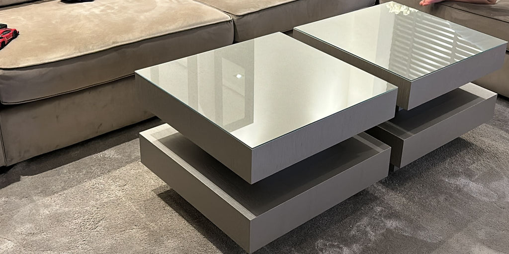 Hamburger Sehpa – 60x60, Platin 3 Meşe