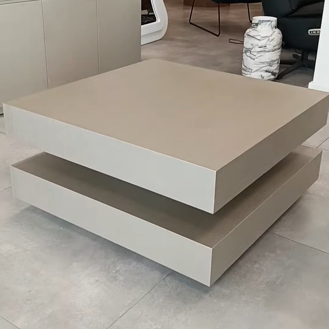 Hamburger Sehpa – 80x80, Platin 3 Meşe