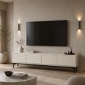Lazer TV Ünitesi – Bej Meşe