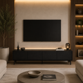 Lazer TV Ünitesi – Siyah Meşe