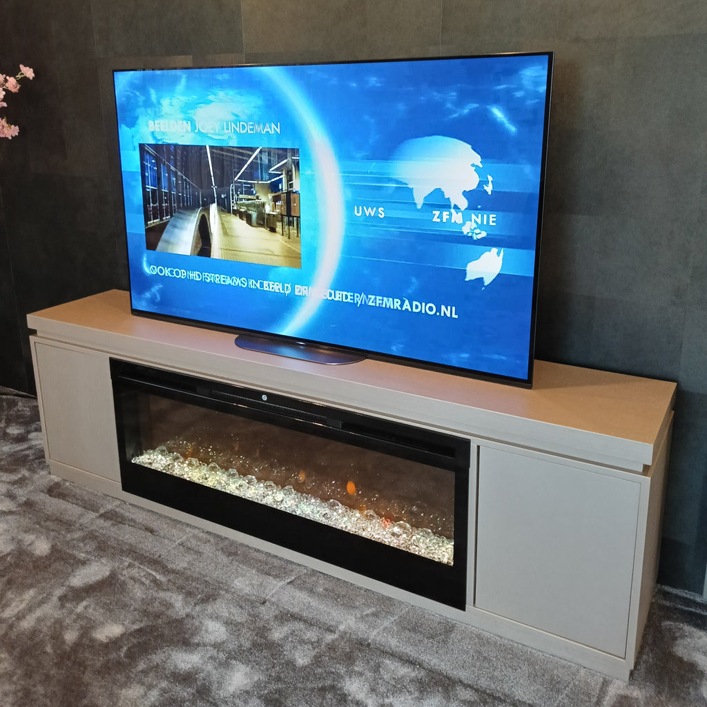 Rotterdam TV Ünitesi Şömineli – Platin 1 Meşe