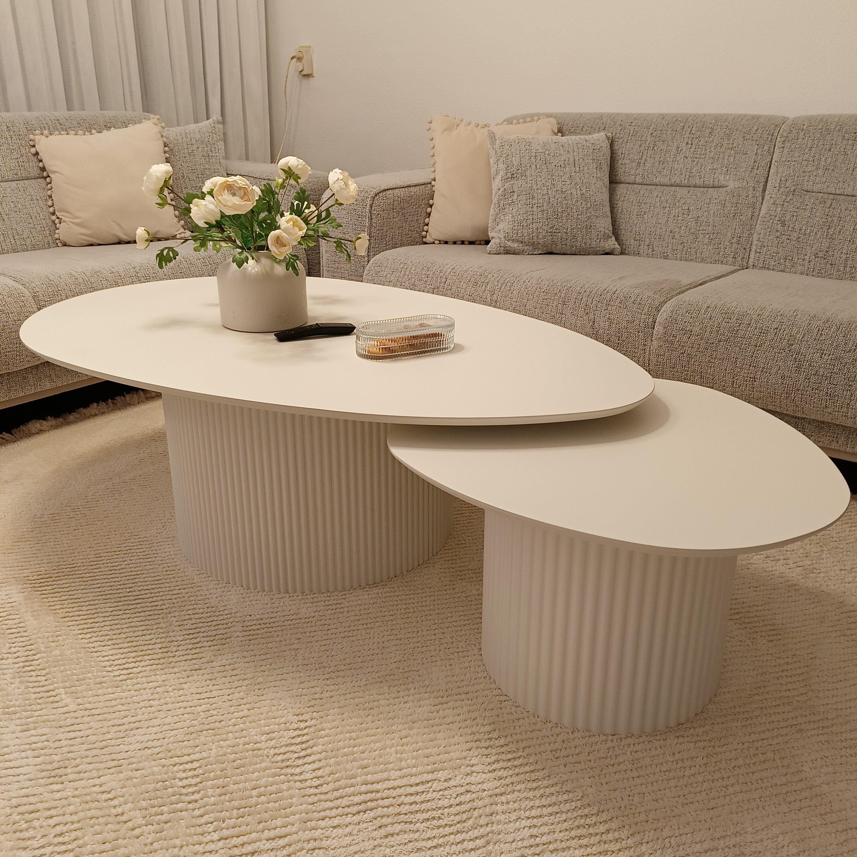 Torino Sehpa - Tweety Ayak, off-Beyaz MDF