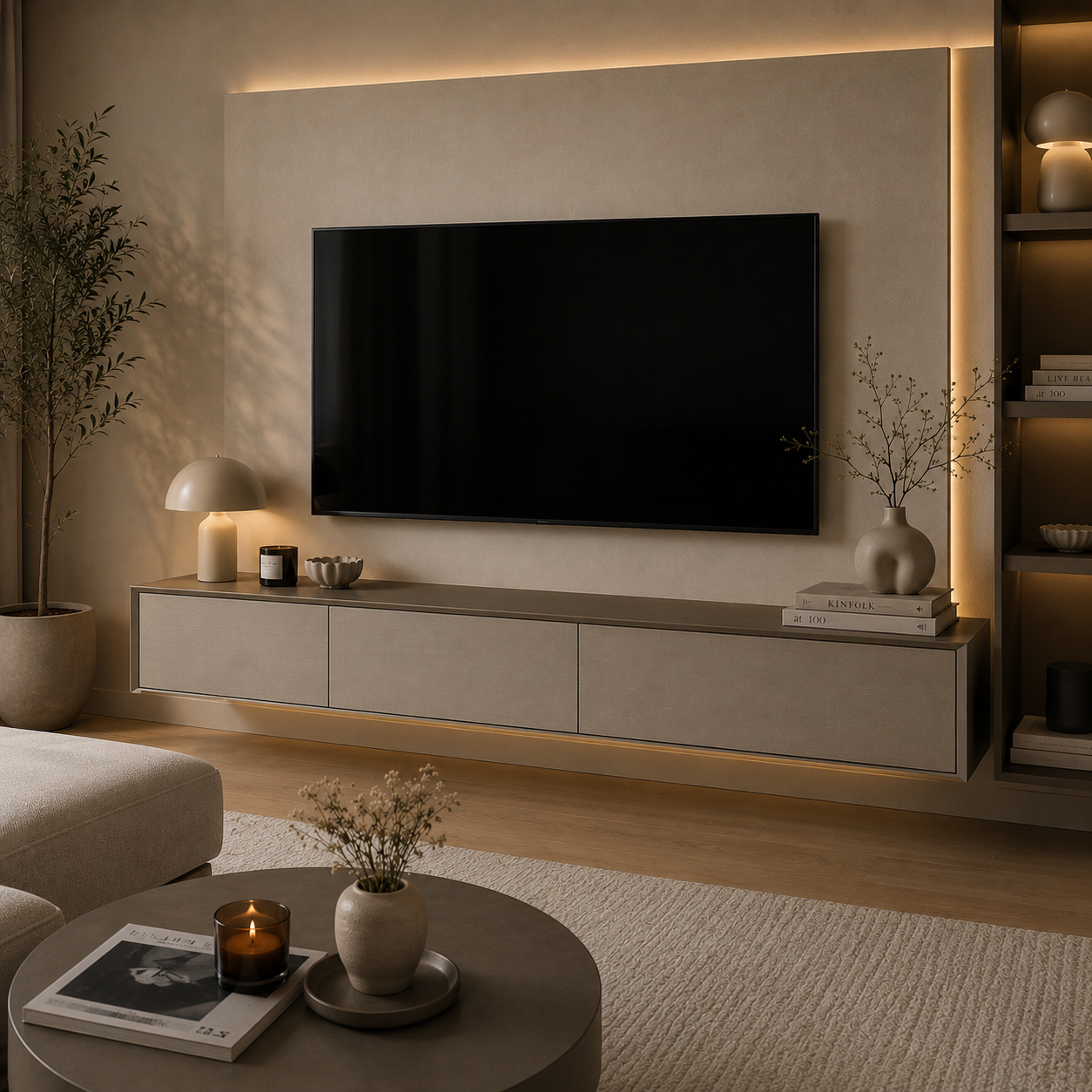 Paris TV Ünitesi – Platin 3 Meşe
